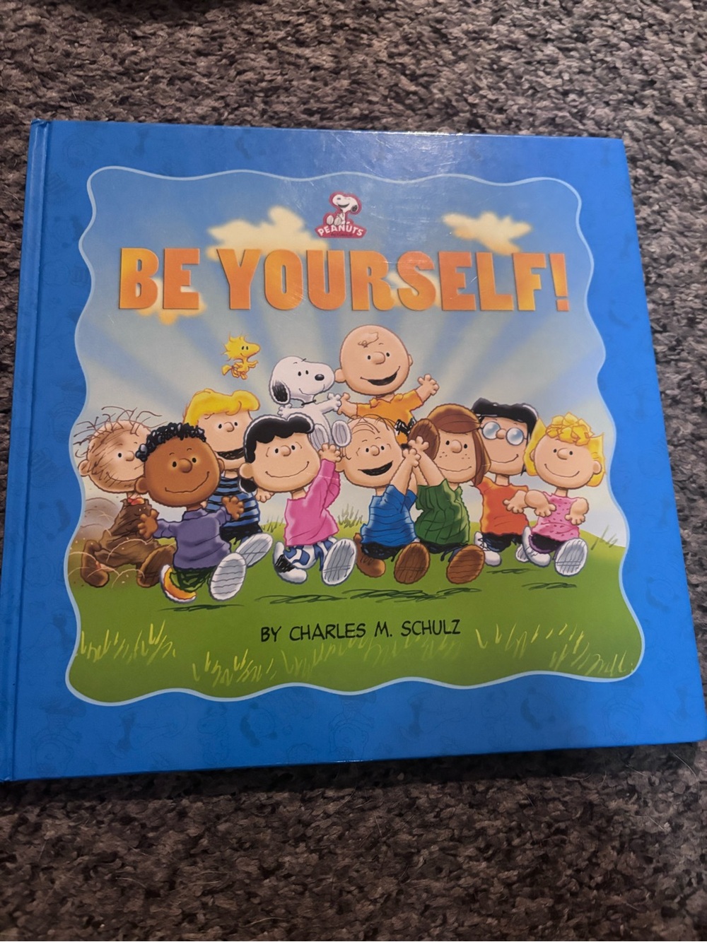 Peanuts Be Yourself! Kids Book - Blue & Orange